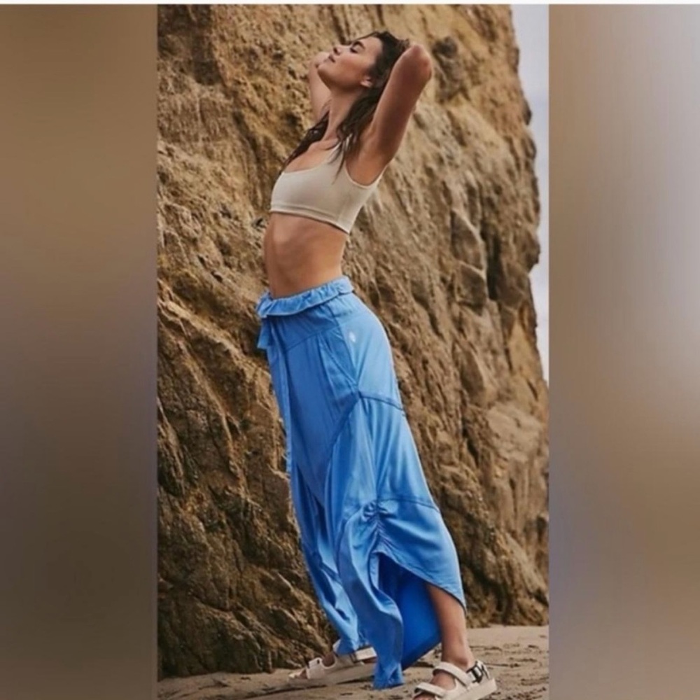 Free People Movement NWOT Head Start Harem Pant‎ Blue💙